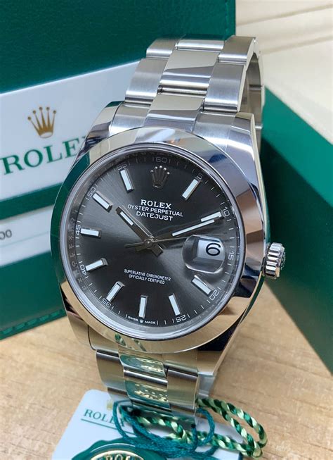 rolex slate dial vs rhodium|rolex datejust 126300 review.